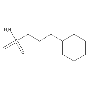 3-Cyclohexylpropane-1-sulfonamide结构式