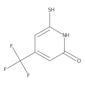 6-Mercapto-4-(trifluoromethyl)pyridin-2-ol Structure