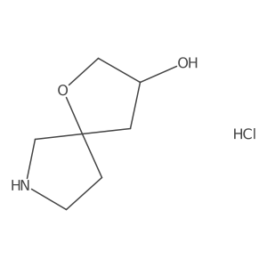 1-Oxa-7-azaspiro[4.4]nonan-3-ol hydrochloride Structure
