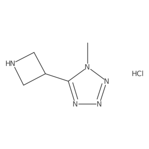 5-(Azetidin-3-yl)-1-methyl-1H-1,2,3,4-tetrazole hydrochloride Structure