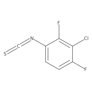 3-Chloro-2,4-difluorophenylisothiocyanate结构式