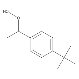 Hydroperoxide, 1-[4-(1,1-dimethylethyl)phenyl]ethyl Structure