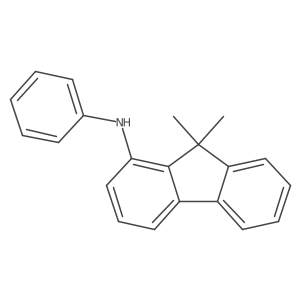 9,9-dimethyl-N-phenylfluoren-1-amine结构式