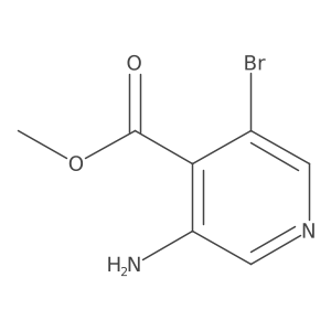 Methyl 3-amino-5-bromoisonicotinate结构式
