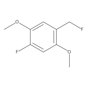 1,4-Dimethoxy-2-fluoro-5-(fluoromethyl)benzene结构式
