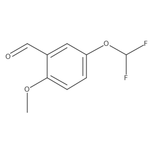 5-Difluoromethoxy-2-methoxybenzaldehyde Structure