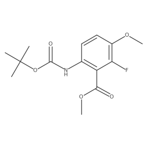 Methyl 6-(Boc-amino)-2-fluoro-3-methoxybenzoate Structure