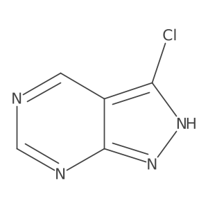 3-Chloro-1H-pyrazolo[3,4-d]pyrimidine Structure