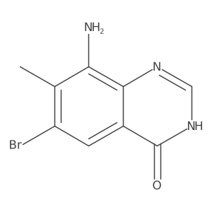 8-Amino-6-bromo-7-methylquinazolin-4(3H)-one Structure
