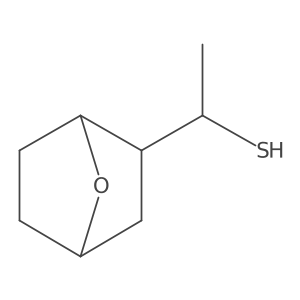 1-{7-Oxabicyclo[2.2.1]heptan-2-yl}ethane-1-thiol结构式