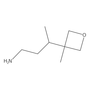 3-(3-Methyloxetan-3-yl)butan-1-amine结构式