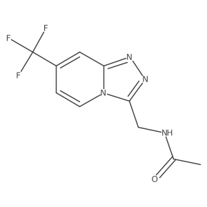 N-((7-(trifluoromethyl)-[1,2,4]triazolo[4,3-a]pyridin-3-yl)methyl)acetamide Structure