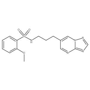 N-(3-([1,2,4]triazolo[1,5-a]pyrimidin-6-yl)propyl)-2-methoxybenzenesulfonamide Structure