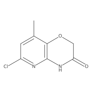 6-Chloro-8-methyl-2h-pyrido[3,2-b]-1,4-oxazin-3(4h)-one Structure