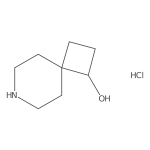 7-Azaspiro[3.5]nonan-1-ol hydrochloride结构式