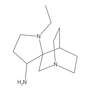 1'-Ethyl-4-azaspiro[bicyclo[2.2.2]octane-2,2'-pyrrolidine]-3'-amine Structure