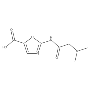 2-[2-(Dimethylamino)acetamido]-1,3-oxazole-5-carboxylic acid结构式