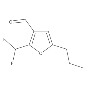 2-(Difluoromethyl)-5-propylfuran-3-carbaldehyde结构式