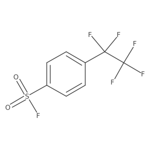 4-(Pentafluoroethyl)benzene-1-sulfonyl fluoride结构式