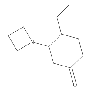 3-(Azetidin-1-yl)-4-ethylcyclohexan-1-one结构式