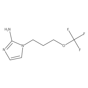 1-[3-(trifluoromethoxy)propyl]-1H-imidazol-2-amine Structure