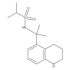 N-[2-(1,2,3,4-tetrahydroquinolin-5-yl)propan-2-yl]propane-2-sulfonamide Structure