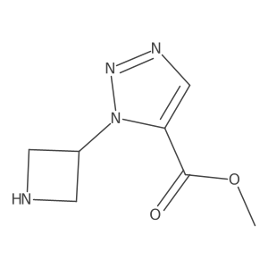 methyl 1-(azetidin-3-yl)-1H-1,2,3-triazole-5-carboxylate Structure
