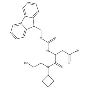 3-[cyclobutyl(2-hydroxyethyl)carbamoyl]-3-({[(9H-fluoren-9-yl)methoxy]carbonyl}amino)propanoic acid Structure
