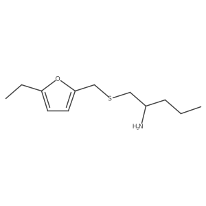 1-{[(5-Ethylfuran-2-yl)methyl]sulfanyl}pentan-2-amine Structure