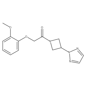 1-(3-(2H-1,2,3-triazol-2-yl)azetidin-1-yl)-2-(2-methoxyphenoxy)ethan-1-one Structure