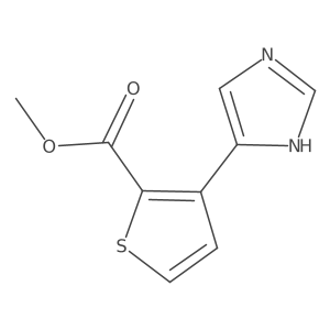 methyl 3-(1H-imidazol-4-yl)thiophene-2-carboxylate结构式