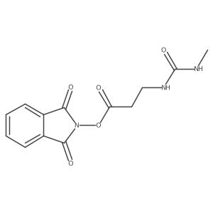 1,3-dioxo-2,3-dihydro-1H-isoindol-2-yl 3-[(methylcarbamoyl)amino]propanoate Structure
