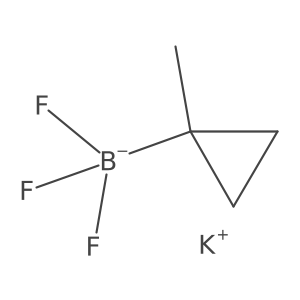 Potassium trifluoro(1-methylcyclopropyl)borate结构式