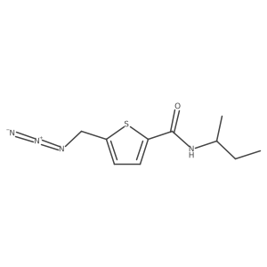 5-(azidomethyl)-N-(butan-2-yl)thiophene-2-carboxamide Structure