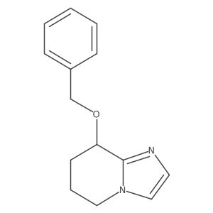 (R)-8-(Benzyloxy)-5,6,7,8-tetrahydroimidazo[1,2-a]pyridine Structure