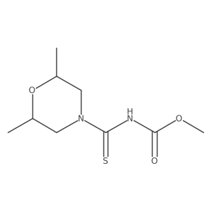 methyl N-(2,6-dimethylmorpholine-4-carbothioyl)carbamate结构式