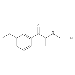 3-Ethylmethcathinone hydrochloride Structure