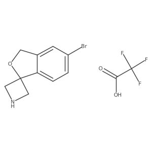 5'-Bromo-3'H-spiro[azetidine-3,1'-isobenzofuran] trifluoroacetate结构式