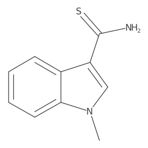 1-Methyl-1H-indole-3-carbothioamide结构式