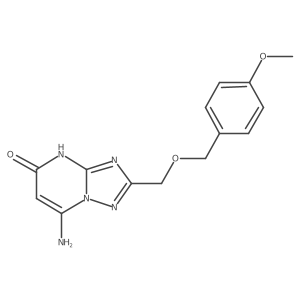 7-Amino-2-[(4-methoxybenzyloxy)methyl]-s-triazolo[1,5-a]pyrimidin-5-one Structure