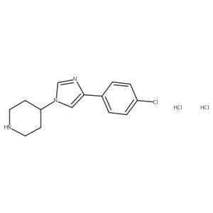 4-[4-(4-chlorophenyl)-1H-imidazol-1-yl]piperidine dihydrochloride Structure
