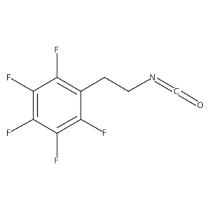1,2,3,4,5-Pentafluoro-6-(2-isocyanatoethyl)benzene Structure