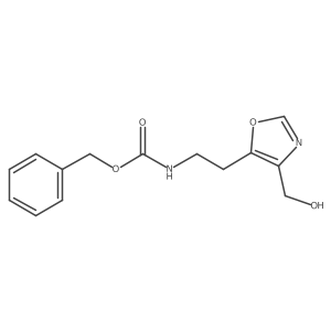 benzyl N-{2-[4-(hydroxymethyl)-1,3-oxazol-5-yl]ethyl}carbamate Structure