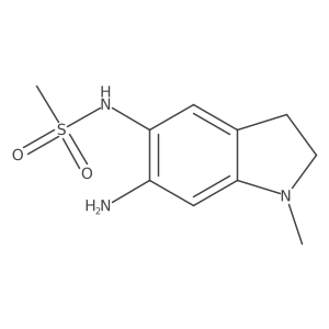 N-(6-Amino-1-methylindolin-5-yl)methanesulfonamide Structure