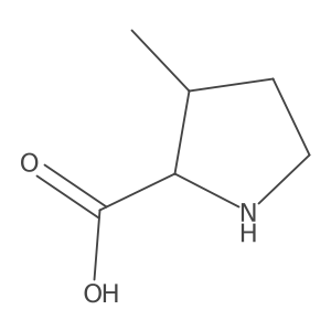 (2S,3R)-3-Methylpyrrolidine-2-carboxylic acid Structure