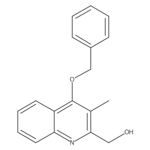 [4-(Benzyloxy)-3-methylquinolin-2-yl]methanol Structure