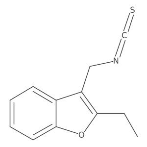 2-Ethyl-3-(isothiocyanatomethyl)benzofuran Structure