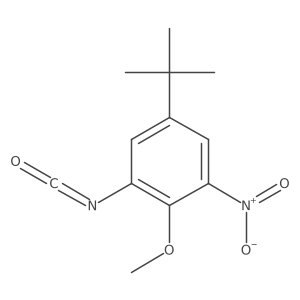 5-Tert-butyl-1-isocyanato-2-methoxy-3-Nitrobenzene结构式