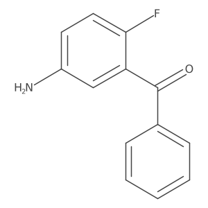 3-Benzoyl-4-fluoroaniline结构式