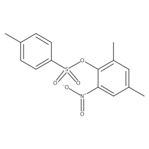 2,4-Dimethyl-6-nitrophenyl 4-methylbenzene-1-sulfonate结构式